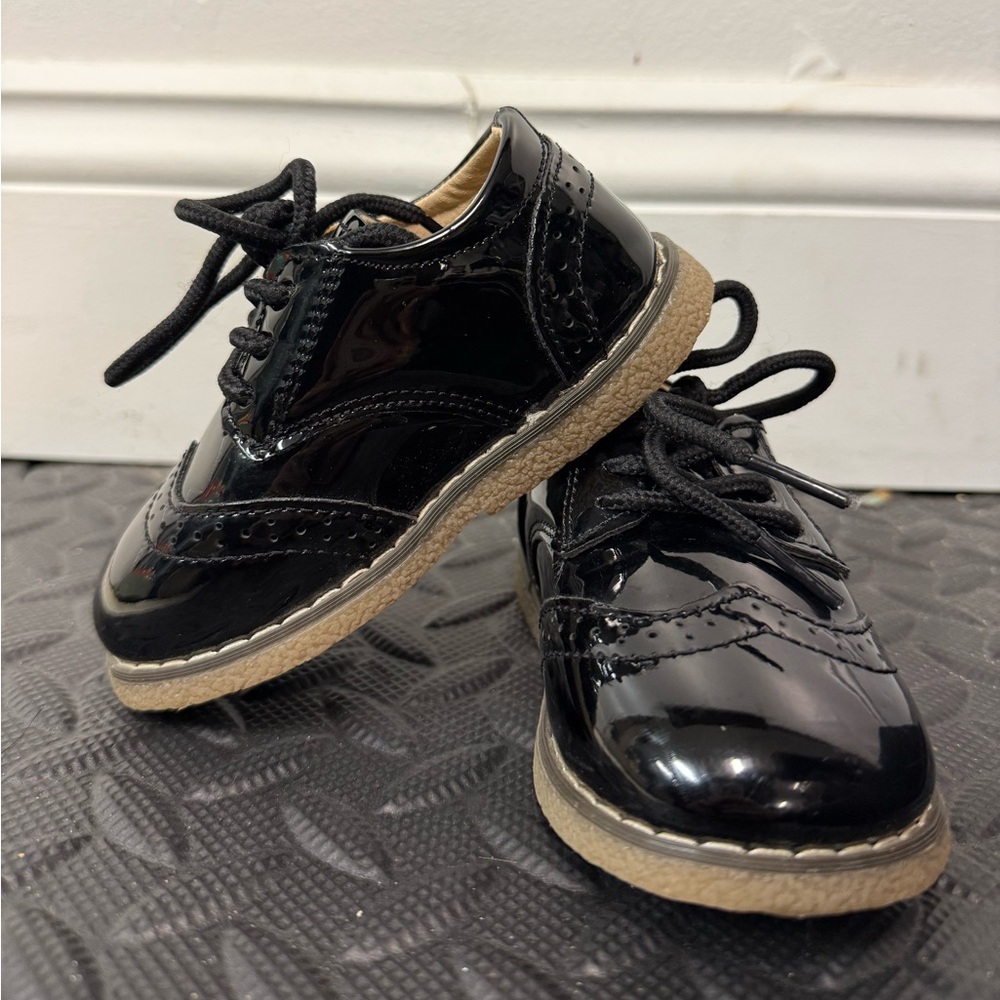 Classic Black Kids Shoes